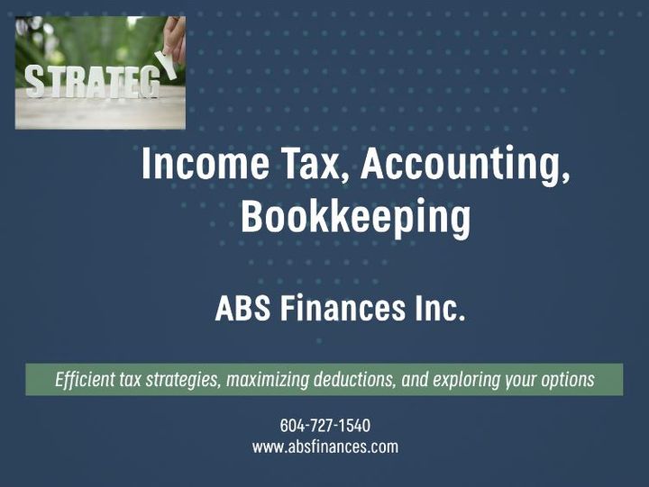 Prepare for the current tax season in Canada with our services, including Income Tax, Accounting, and Bookkeeping